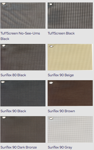 Retractable Screen System Color Panel