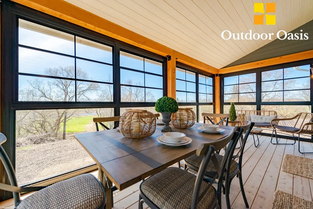 Sunspace WeatherMaster™ windows and walls under