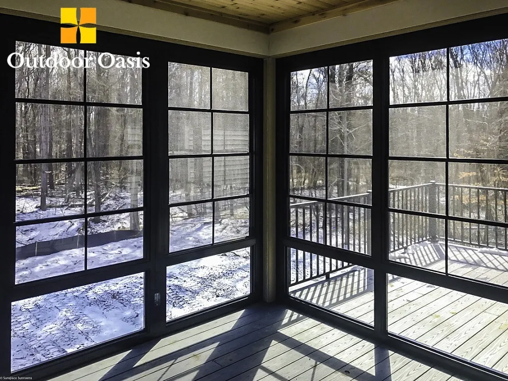 Sunspace WeatherMaster™ windows and walls under
